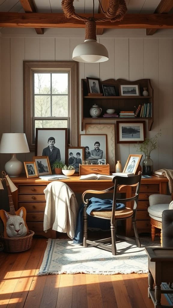 48 Farmhouse Home Office Inspiration Ideas for a Cozy Workspace - Work ...